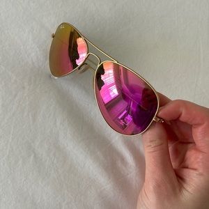 Pink raybans